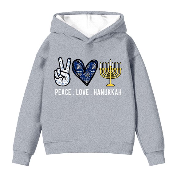 Tisuna Crewneck Sweatshirt For Girls Boys Child Cartoon Print Long Sleeve Pullover Tops Breathable Leisure Kids Fall Outfits Grey Size 11-12 Years