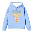 thumbnail image 1 of Tisuna Crewneck Sweatshirt For Girls Boys Child Cartoon Print Long Sleeve Pullover Tops Breathable Leisure Kids Fall Outfits Light Blue Size 5-6 Years, 1 of 4