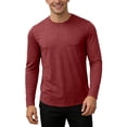 thumbnail image 1 of Tisuna Fall T-Shirts For Mens Regular Fit Crew Neck Tops Men Solid T Shirts For Athletic Casual Size Xxl, 1 of 5