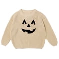 thumbnail image 1 of Tisuna Girls Halloween Sweater Embroidered Pullover Sweater Cozy Casual Wear Knit Tops Clothes For Kids Age 0-7 Years, 1 of 3