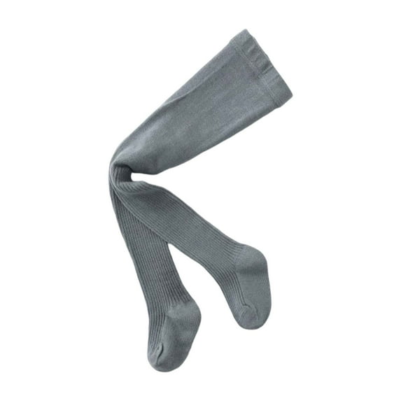 Tisuna Girls Pantyhose Child Solid Color Stretchy Tights Leggings Breathable Soft Autumn Winter Kids Daily Wear Blue Size 8-10 Years