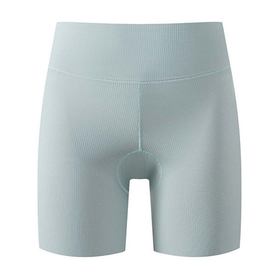 Tisuna Girls Shorts Child Solid Color Elastic Waist Slim Leg Shorty Lightweight Safety Girls Leggings Shorts Blue Size 4-5 Years