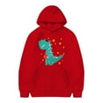 thumbnail image 1 of Tisuna Hoodies For Boys Cute Long Sleeve Hoodie Teen And Youth Dinosaur Print Activewear Pullovers Size 6-7 Years, 1 of 4