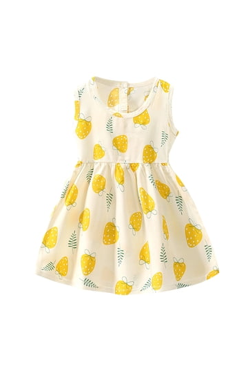 Baby Girls Dresses in Baby Girls Clothing | Gold - Walmart.com