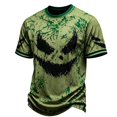thumbnail image 1 of Tisuna Kids Boys Halloween T Shirts Short Sleeve Graphic Shirts Fashion School Wear Tee Shirts, Size 2-13 Years, Green, 1 of 3