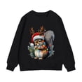 thumbnail image 1 of Tisuna Kids Boys Sweatshirts Child Classic Long Sleeve Sweatshirt Teen And Youth Animals Print Daily Wear Outfits Size 18-24 Months, 1 of 2