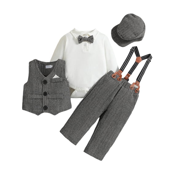 Tisuna Kids Fall Outfit Set For Boys Loose Graphic Print Long Sleeve Crewneck Tops And Pants 2 Pieces Outfit Set For Children Daily Wear Size 0-6 Months