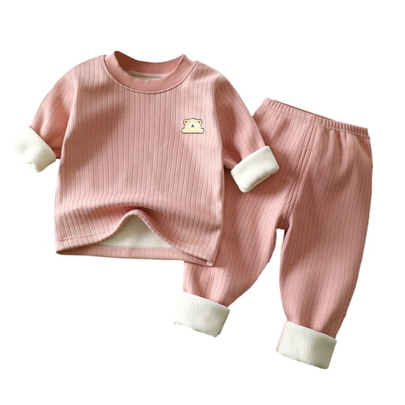 Tisuna Kids Fall Outfit Set For Boys Warm Graphic Print Long Sleeve Crewneck Tops And Pants 2 Pieces Outfit Set For Children Daily Wear Size 6-7 Years
