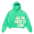 thumbnail image 1 of Tisuna Kids Girls Hoodies Child Breathable Letter Print Hoodie With Kangaroo Pocket Teen And Youth Activewear Long Sleeve Tshirts Size 2-3 Years, 1 of 2