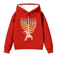 thumbnail image 1 of Tisuna Kids Girls Hoodies Child Casual Cartoon Print Hoodie Teen And Youth School Play Long Sleeve Outfits Size 11-12 Years, 1 of 4
