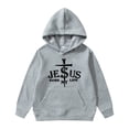 thumbnail image 1 of Tisuna Kids Hoodies Girls Fashion Letter Print Hoodie With Kangaroo Pocket Teen And Youth Sports Casual Long Sleeve Pullovers Size 2-3 Years, 1 of 4
