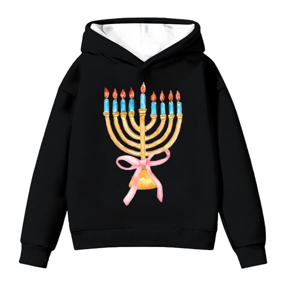 Tisuna Kids Hoodies Girls Loose Cartoon Print Hoodie Teen And Youth Streetwear Long Sleeve Hoody Size 3-4 Years