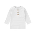 thumbnail image 1 of Tisuna Kids Long Sleeve T Shirts For Boys Classic Crewneck Solid Color Tops Toddler Casual Wear Fall Outfits Size 18-24 Months, 1 of 4
