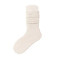 thumbnail image 1 of Tisuna Little Girls Boys Socks Solid Color Anti Ankle Socks Breathable Leisure Spring Autumn Kids Stocking White Size 9-12 Years, 1 of 4