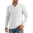 thumbnail image 1 of Tisuna Mens Fall T-Shirts Soft Collared Tops Men Solid Shirts For Workout Gym Size Xl, 1 of 4