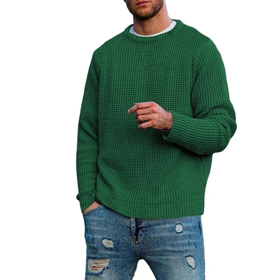 Tisuna Mens Fall T-Shirts Stretch Crew Neck Tops Men Solid Shirts For Workout Gym Size S