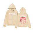 thumbnail image 1 of Tisuna Mens Halloween Full Zip Hoodies Graphic Print Long Sleeve Hooded Jackets Comfortable Men Festival Theme Party Everyday Wear Size Xl, 1 of 3