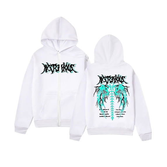 Tisuna Mens Halloween Full Zip Hoodies Graphic Print Long Sleeve Hooded Jackets Comfortable Men Festival Theme Party Everyday Wear Size Xxxl
