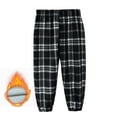 thumbnail image 1 of Tisuna Pants For Boys Child Plaid Print Elastic Waist Straight Leg Trousers Fashion Leisure Autumn Winter Kids Outdoor Wear C Size 8-9 Years, 1 of 2