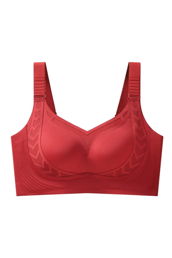 Seamless Light Support Bra For Women Side Coverage Push Up Bras Comfort Breathable For Everyday Wear