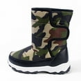 thumbnail image 1 of Tisuna Snow Boots For Girls Boys Child Print Anti Slip High Boots Fashion Casual Kids Winter Outdoor Footwear Camouflage Size 4.5-5 Years, 1 of 7