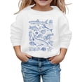 thumbnail image 1 of Tisuna Toddler Crewneck Sweatshirts Girls Stylish Animals Print Sweatshirt Little Girls Daily Party Long Sleeve Tops Clothes Size 2-3 Years, 1 of 3
