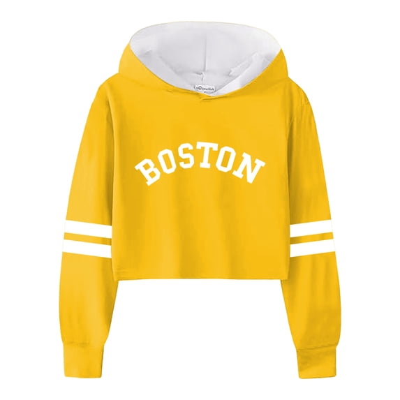 Tisuna Toddler Hoodies Girls Breathable Letter Print Hoodie Teen And Youth Going Out Long Sleeve Pullovers Size 4-5 Years