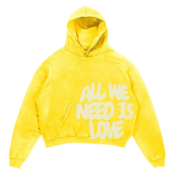 Tisuna Toddler Hoodies Girls Breathable Letter Print Hoodie With Kangaroo Pocket Teen And Youth Daily Party Long Sleeve Tops Clothes Size 2-3 Years
