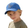 thumbnail image 1 of Tisuna Washed Dinosaur Baseball Cap For Kids Cartoon Adjustable Toddler Hat Fashion Retro Boys Girls Casual Golf Tennis Sun Hat Blue, 1 of 5