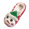 thumbnail image 1 of Tisuna Women Men'S Christmas Fuzzy Slippers Comfortable Closed Back Socks Slippers Christmas Theme Fall Winter Indoor Outdoor Shoes, 1 of 8