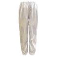 thumbnail image 1 of Tisuna Women'S Sparkling Pants Sequin Print Elastic Waist Taper Leg Trousers Leisure Relax Fit Women Mardi Gras Festival Party Playwear Silver Size L, 1 of 4