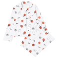 thumbnail image 1 of Tisuna Womens Halloween Pajamas Set Pumpkin Ghost Bat Print Long Sleeve Button Down Tops And Pants Sleepwear Pjs Sets Fashion 2 Pieces Housewear S-XXL, 1 of 3