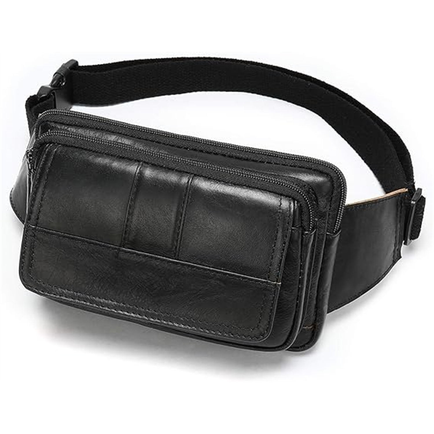 Sanviglor Women Men Checkered Waist Bag,Leather Sling Fanny Sanviglor Women Men Checkered Waist Bag,Leather Sling Fanny