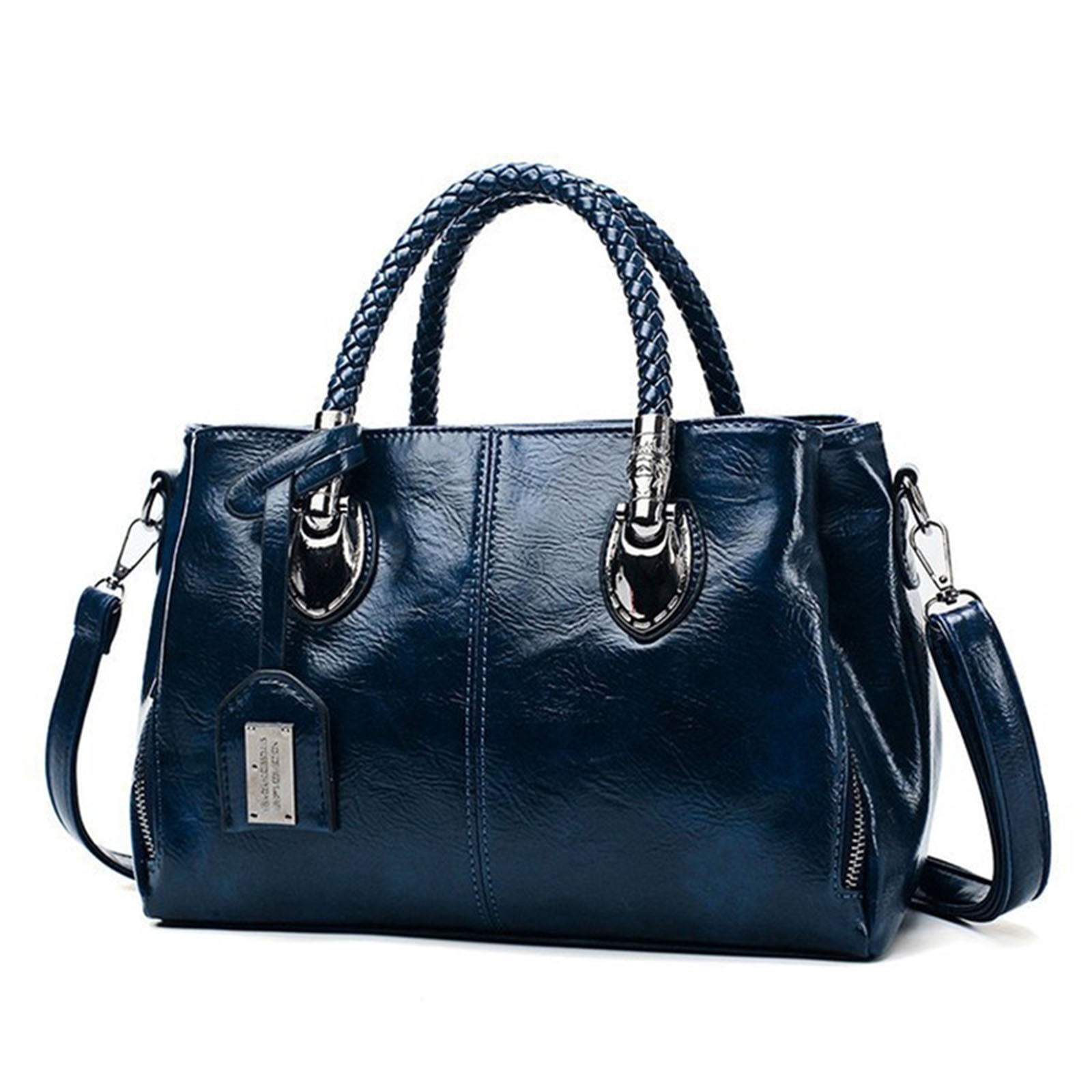 Titaking Women's Crossbody Handbags Shoulder Bag Zipper for Women PU Leather Blue