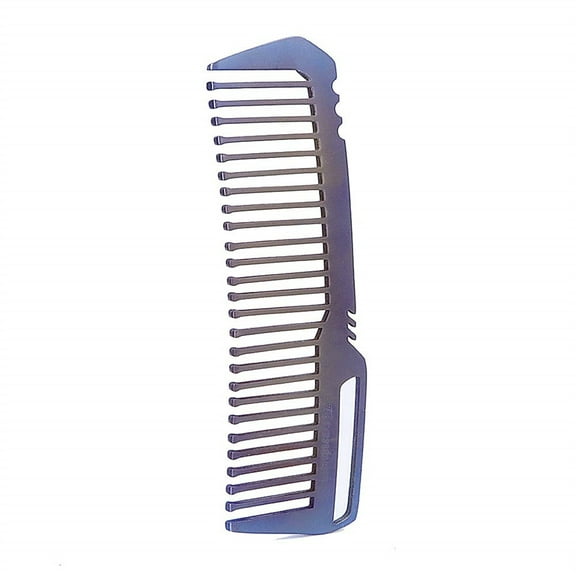 TITAKING Titanium Comb for Hair and Beard - Durable Metal EDC, Blue