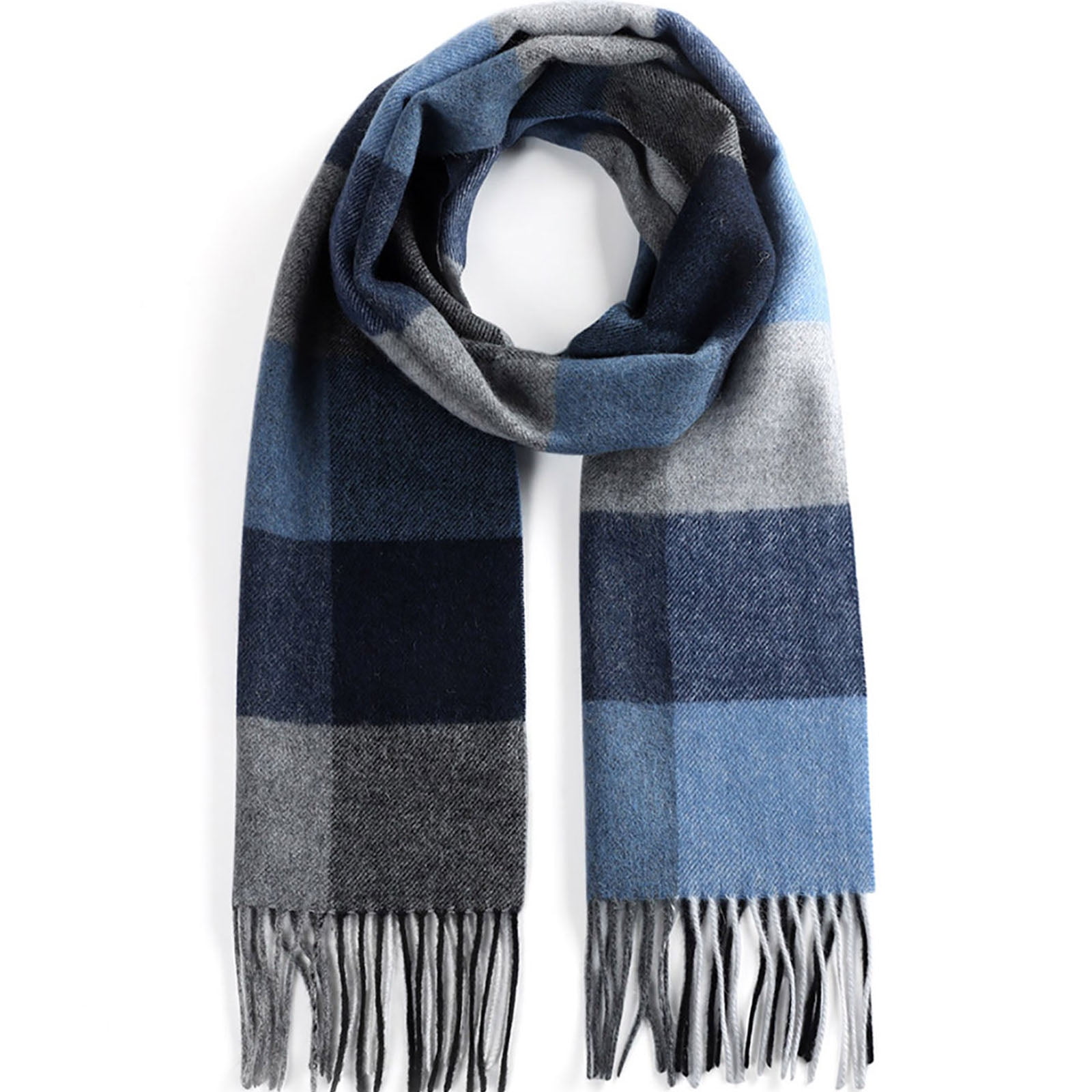 TITAKING Unisex Wool Scarf 180x31cm Warm Winter Accessories 
