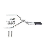 Titan 04-05 dual exhaust 2.5 MA pipe Flowsound Muffler RW Tip