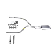 Titan 04-05 dual exhaust 2.5 pipe dual inlet Flowsound Muffler SW Tip