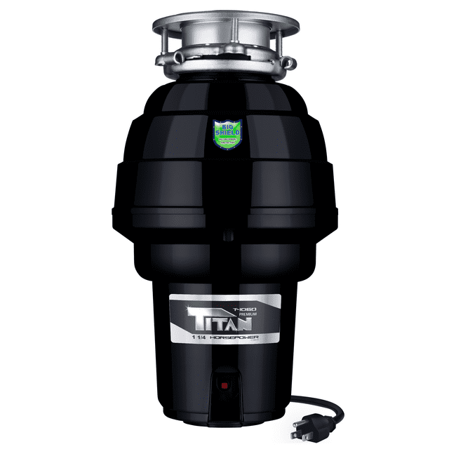 Titan 11/4 HP Premium Garbage Disposal with Power Cord 10USTN1060