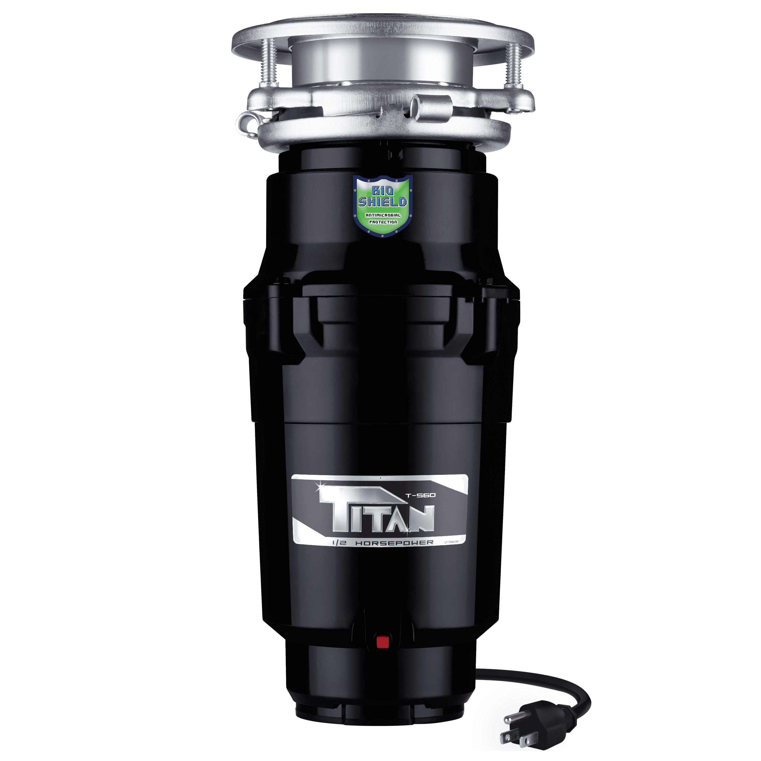 Titan 1/2 HP Economy Garbage Disposal with Power Cord and Flange 10US