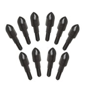 Titan 11/32" Archery Steel Bullet Points, 100-Grain, 10-pack, Black