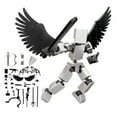 thumbnail image 1 of Titan 13 Action Figure, 13 Action Figure,Full Body Mechanical Movable Toy,T13 Action Figure 3D Printed Multi-Jointed Movable,Multiple Accessories,Hand Painted Figure On Sale (White), 1 of 8