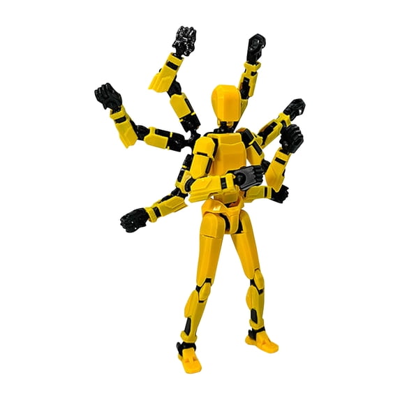 Titan 13 Action Figure, Action Figures, Titan 13 Action Figure 3D Printed Robot Multi-Jointed Movable, Desktop Decorations for Game Lovers