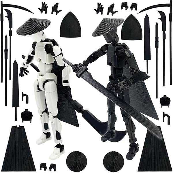 Titan 13 Action Figure Set (Assembly Completed), 3D Printed Multi ...