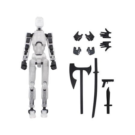 Titan 13 Action Figure Set Lucky Dummy Nova 13 Action Figure Valentines Gifts for Him 5.3"