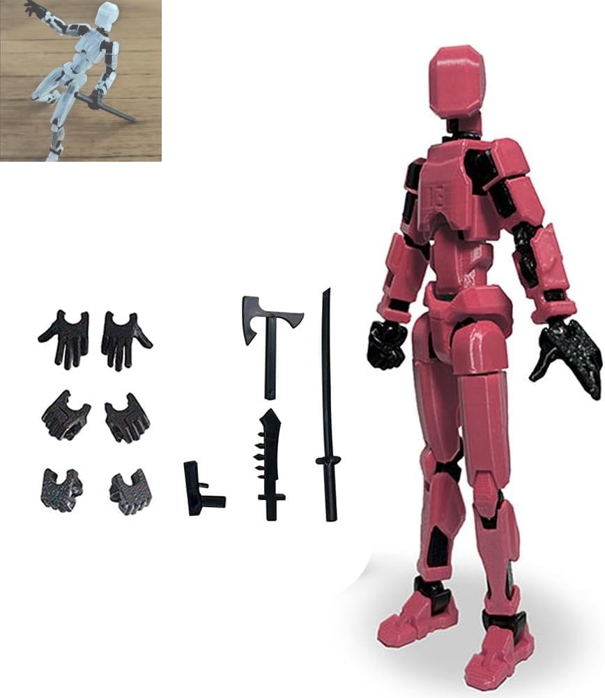 Titan 13 Action Figure, T13 Action Figure Multi-Jointed Movable ...