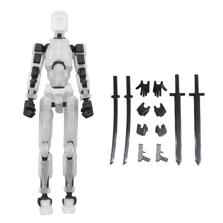 13 Action Figure, T13 Action Figure 3D Printed Multi-Jointed Movable, Lucky 13 Action Figure, 13 Action Figure Dummy 13 Action Figure, Hand Painted