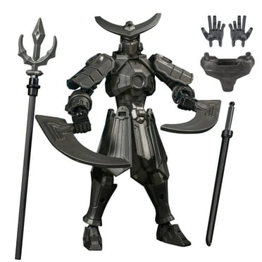 Titan 13 Action Robot Figures Assembled - 3D Printed Movable Action Figures Assembled, T13 Articulated Robot Dummy Action Figures, Gifts for Boys Kids Him (Black)