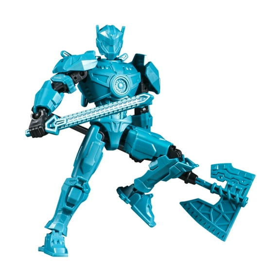 Titan 13 Robot Action Figure, Action Figure Set,Titan Robot Movable Action Figure,3D Printed Figure Articulated,Full Body Mechanical Doll,Birthday Gift Sky Blue
