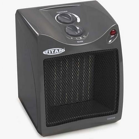 Titan Black 1500W Electric Ceramic Space Heater
